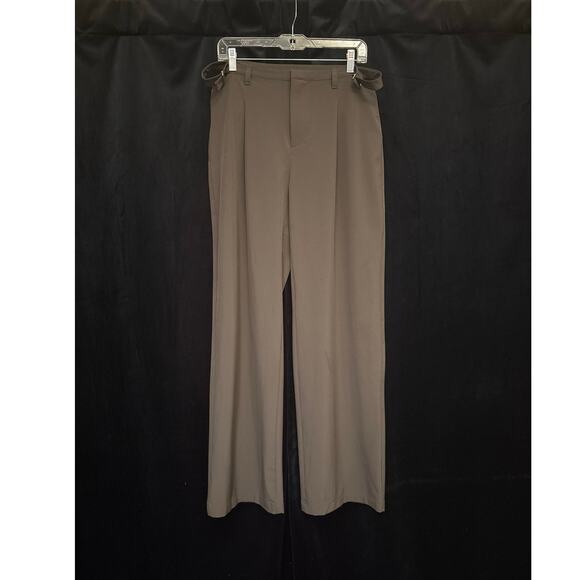ALO Yoga Mid-Rise Showdown Trouser Women’s Size Medium Color Espresso - Picture 2 of 10